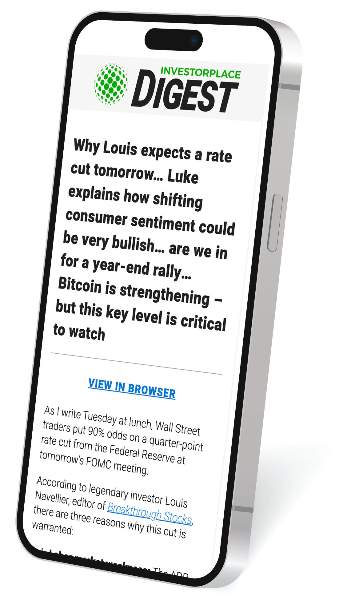 Newsletter signup background