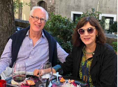 Marc Chaikin and his wife.